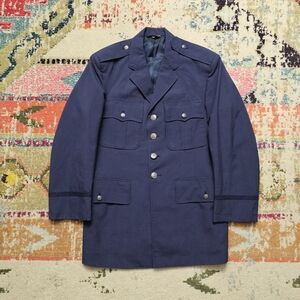 VTG Derossi & Sons USAF Mens Tropical 40R Air Force Dress Coat Jacket Military